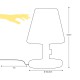 FATBOY Edison The Medium Lampada da Tavolo Ricaricabile