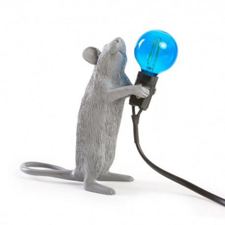 SELETTI Mouse Standing Lamp Gray