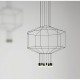 VIBIA Wireflow 8 Led Lampada a Sospensione